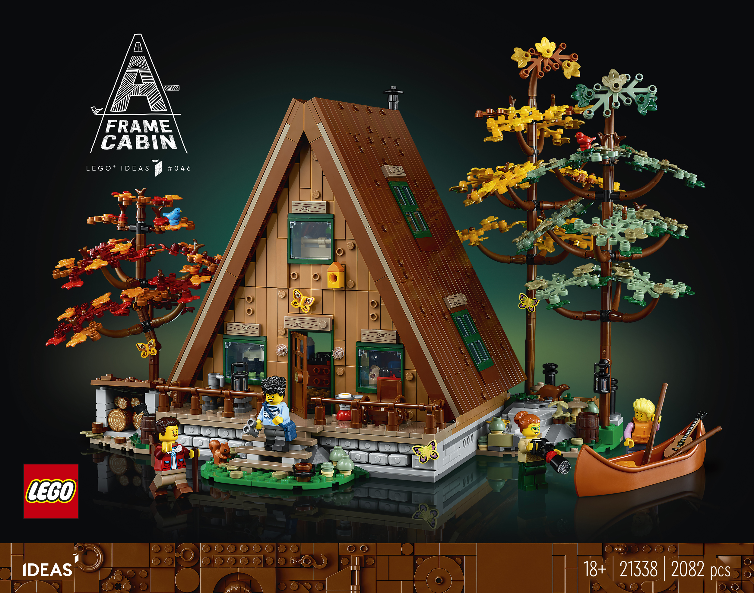 21338 A-Frame Cabin officially revealed! | Brickset: LEGO set